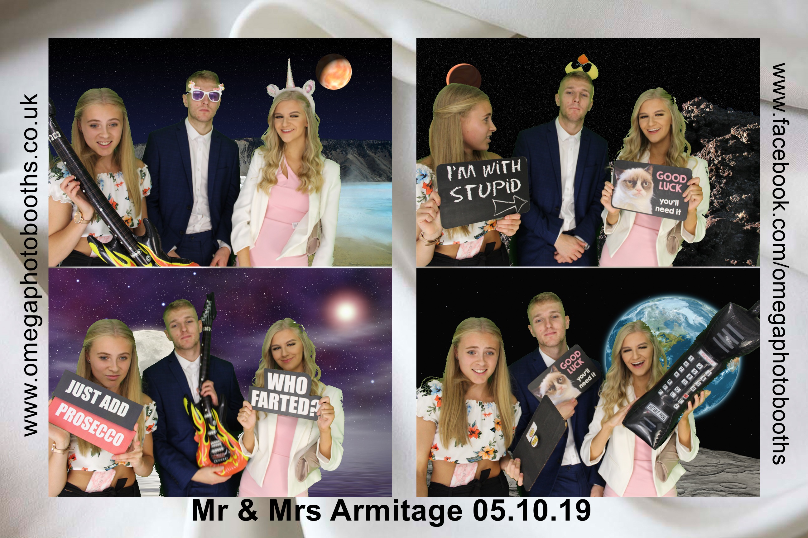 Mr & Mrs Armitage | View more photos from the event at gallery.omegaphotobooths.co.uk/u/Omega-Photobooths/Mr-Mrs-Armitage